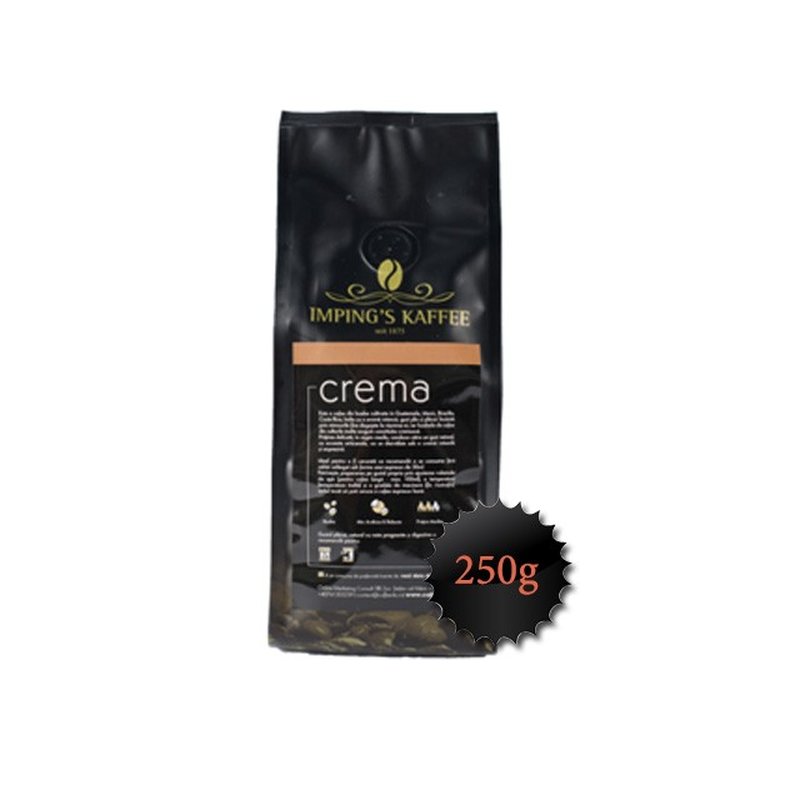Cafea espresso boabe Crema 250 g.